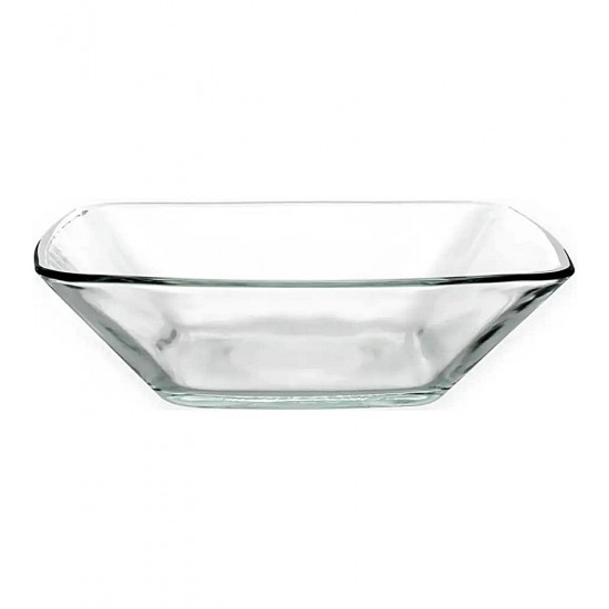 Saladeira 688ml 17cm Quadrada Fiore Em Vidro
